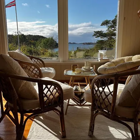 Feriehus Delightful Vacation - Boat - Seaview - Garden Grimstad (Aust-Agder)